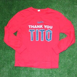 ❤️⚾💙MLB Cleveland Guardians Thank You Tito crewneck sweatshirt